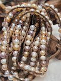 Natural Pearl Wrap Bracelet