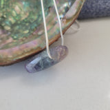 Tear Drop Shape Fluorite Natural Stone Pendant #7