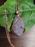 Raw Chunk Amethyst Natural Stone Pendant