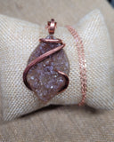 Raw Chunk Amethyst Natural Stone Pendant #3