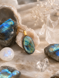 Oval Shaped labradorite Pendant/Necklace