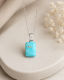 Amazonite Minimalist pendant necklace