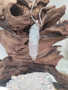 Angel Aura Quartz Necklace Pendant