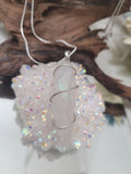 Angel Aura Quartz Necklace Pendant