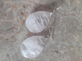 Teardrop Shape Rose quartz Earrings