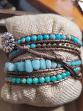 Amazonite Natural Stone Wrap Bracelet