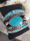 Amazonite Natural Stone Wrap Bracelet
