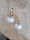 Oversized Faux Pearl Earrings