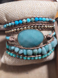Amazonite Natural Stone Wrap Bracelet
