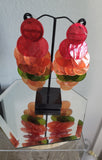 Autumn Harvest Cascade Long Drop Paillette Earrings