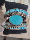 Amazonite Natural Stone Wrap Bracelet