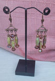 Picasso Bead Chandelier Earrings