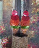 Autumn Harvest Cascade Long Drop Paillette Earrings
