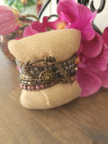 Labradorite Natural Stone Wrap Bracelet