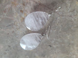 Teardrop Shape Rose quartz Earrings