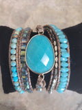 Amazonite Natural Stone Wrap Bracelet