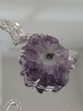 Amethyst Stalactite Pendant on Sterling Silver