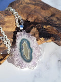 Amethyst Stalactite Pendant on Sterling Silver