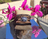 Vibrant Heart shaped Variscite Stone Wrap Bracelet