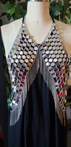 Mirrored Sequin Body Chain Jewelry for Dress and swim wear