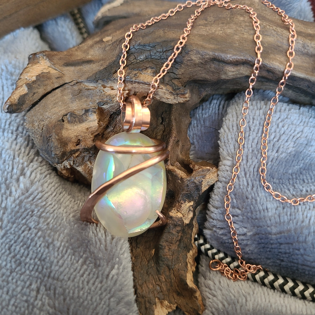 Natural Rough Angel Aura Quartz Pendant Necklace Ladies Gift Reiki Healing  | eBay