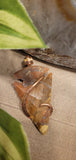 Natural Agate Arrowhead Pendant