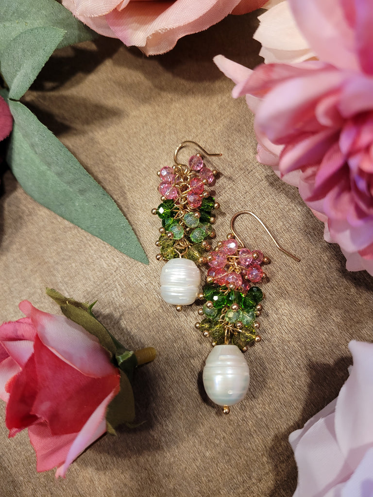 Spilla Alpha Kappa A Sorority Con Strass E Perle Finte, Regalo In Sacchetto Velluto, 4 Cm