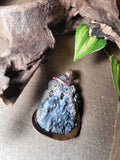 Brazilian Druzy Agate Geode Natural Stone Pendant