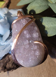 Oversized Quartz Crystal Natural Stone Pendant
