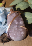 Oversized Quartz Crystal Natural Stone Pendant