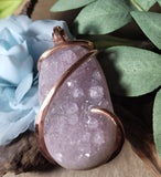 Oversized Quartz Crystal Natural Stone Pendant