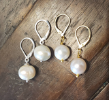 Minimalist Simple Pearl Drop Earrings